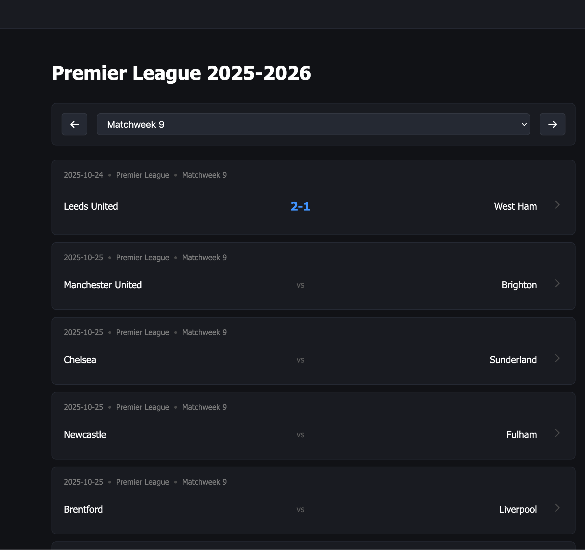 Screenshot 1 of Footdata - Football Match Predictions & Analytics